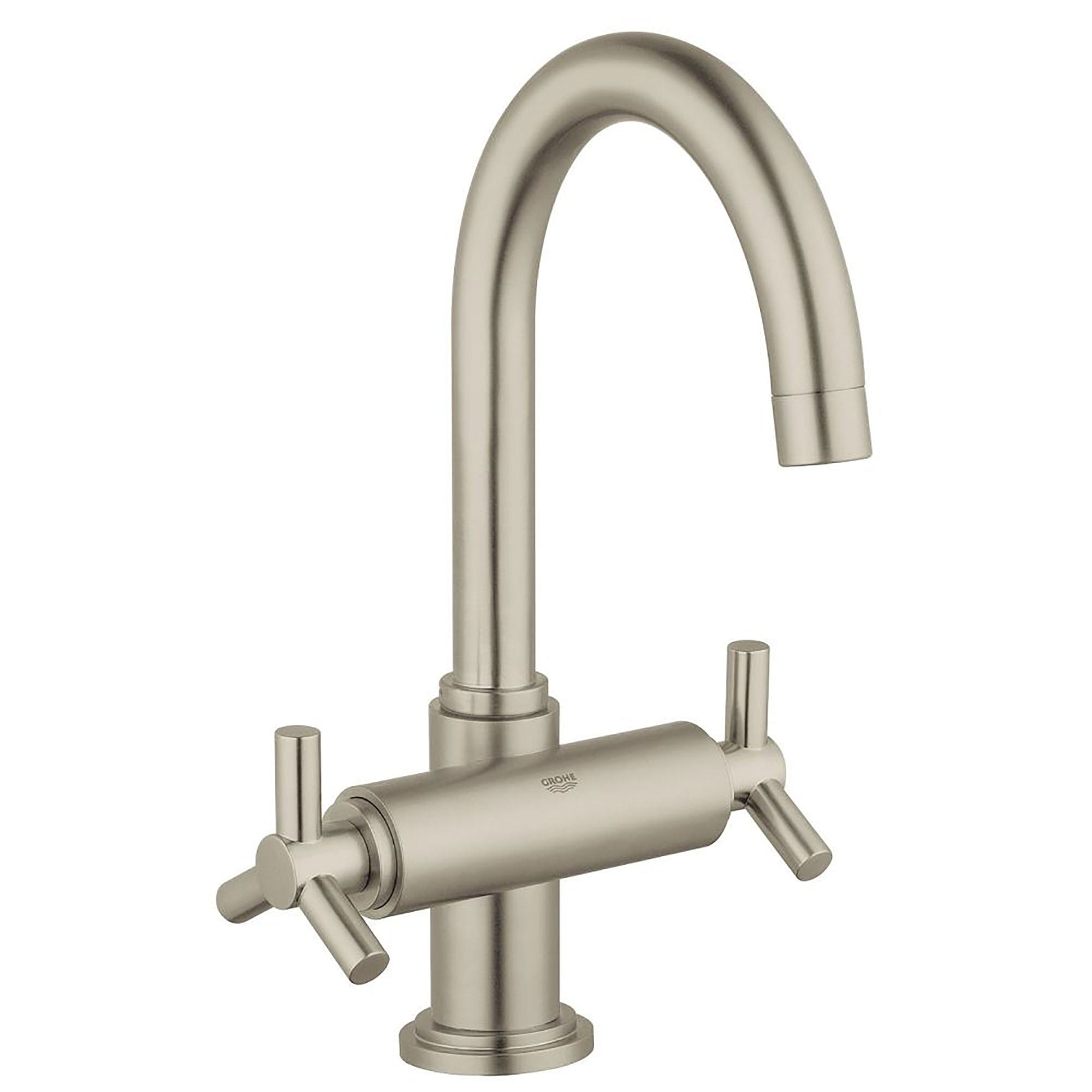 Robinetterie Lavabo monotrou 1 2 InchTaille L GROHE BRUSHED NICKEL